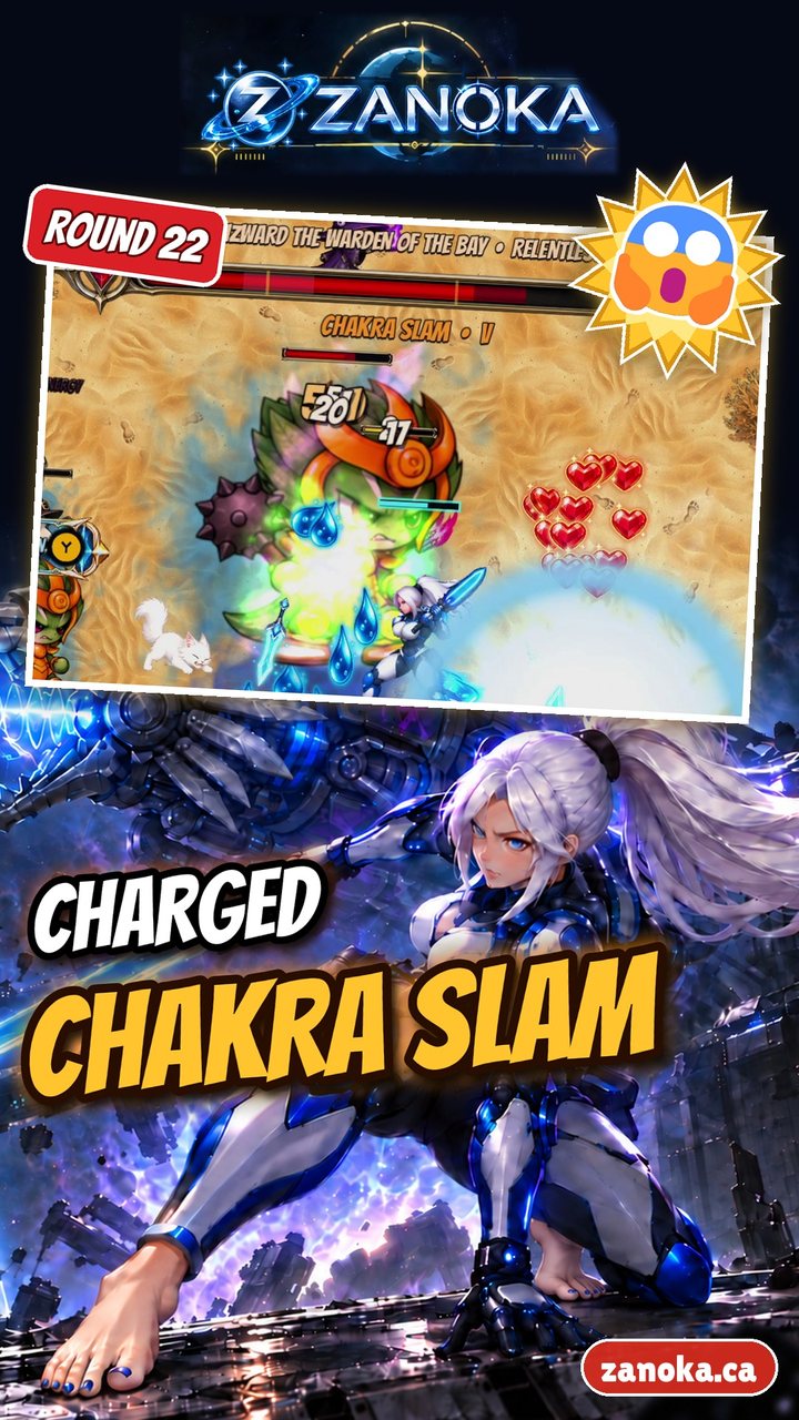 A ZANOKA Short thumbnail: CHARGED CHAKRA SLAM on Lizward, Warden of the Bay
