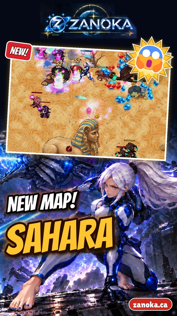 A ZANOKA Short thumbnail: NEW MAP! SAHARA, with the sphinx in the sand